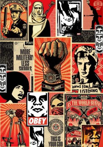 Obey Street Art Random Wallpaper Shepard