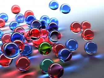 Glass Balls Wallpaper