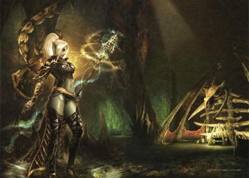 Dark Elf Video Game Wallpaper Wallpaperesque