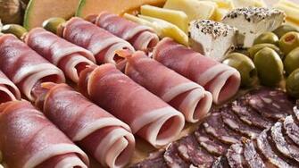 Wallpaper Meat Sliced Tasty