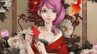 Geisha Anime Wallpaper HD