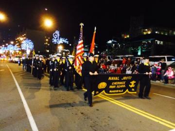 Gatlinburg Christmas Parade Cherokee Njrotc
