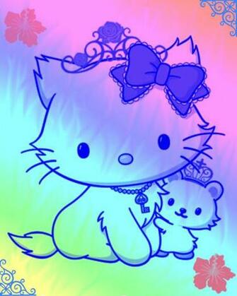 Hello Kitty Rainbow By Victorian Angel