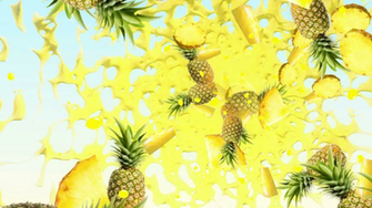 Photo Pineapple Background Pinapple Nutrition