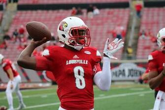 U Of L S Lamar Jackson Rocks Music City Bowl Saintpeters