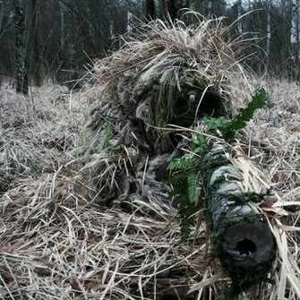 Sniper Camouflage Ghillie Suit Wallpaper