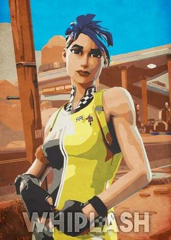 Whiplash By Durro Art Metal Posters In Fortnite Artwork