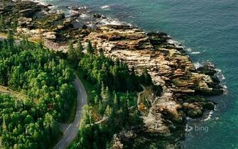 Coastline Of Acadia National Park Maine David Zimmerman