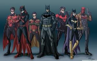 Batman Bat Family Wallpaper