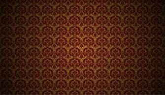 Black And Red Damask Pattern Gold Wallpaper