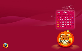 Foxkeh October Background Desktop Full HD Wallpaper