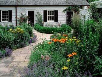 Garden Pictures Cottage Wallpaper
