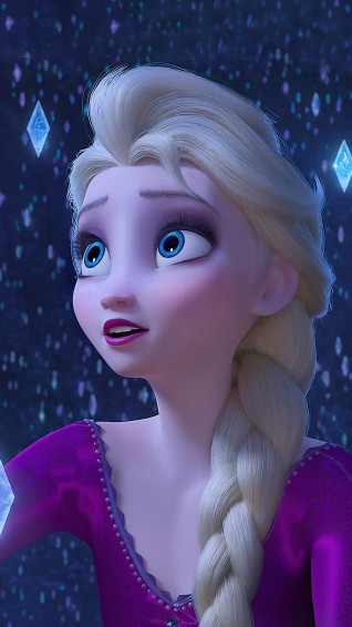 Frozen Elsa Snowflakes 4k HD Phone Wallpaper