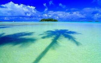 Tropical Island Wallpaper