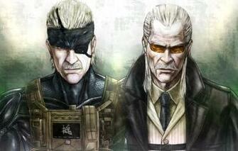 Wallpaper Revolver Ocelot Liquid Solid Snake Games