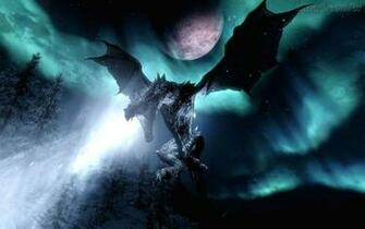 De Parede Drag O Atacando A Noite The Elder Scrolls V Skyrim