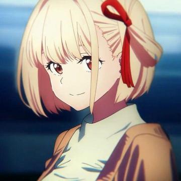 Chisato Nishikigi In Aesthetic Anime Character