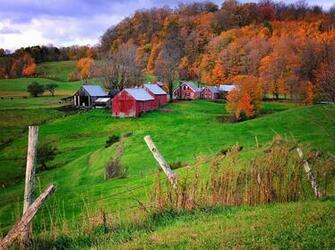 Vermont Fall Farm Scenery Pictures Dopepicz