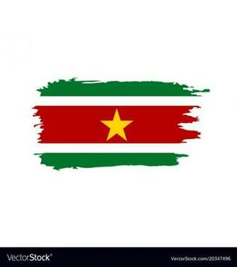 Suriname Countries Flag Wallpaper Simple