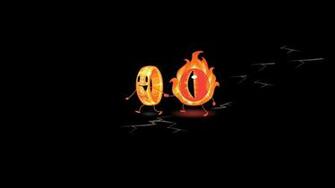 Two Eye And Ring Illustration The Lord Of Rings Sauron