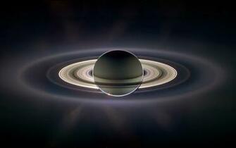 Science Wallpaper Saturn Cassini Eclipse Desktop