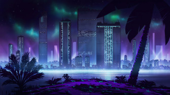 Neon Lights City Cyberpunk 4k Laptop Full HD 1080p Wallpaper