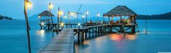Resort Bar Ocean 4k HD Desktop Wallpaper For Ultra Tv