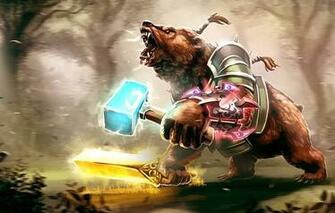Lone Druid Dota Warrior Bear Art Valve Wallpaper