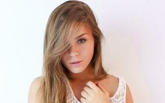 Brunettes Women Lily C Simple Background Faces Wallpaper