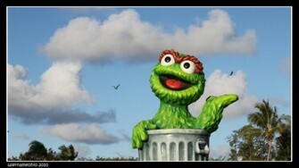 Humorous A Photo Of Oscar The Grouch At Sea World C