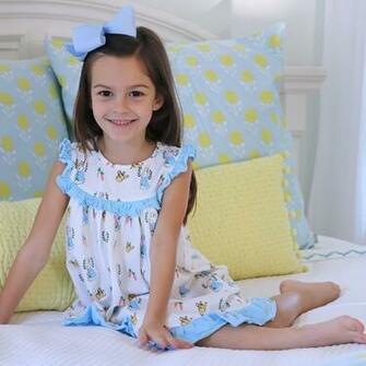Storybook Rabbit Gown Knit Smocked Auctions