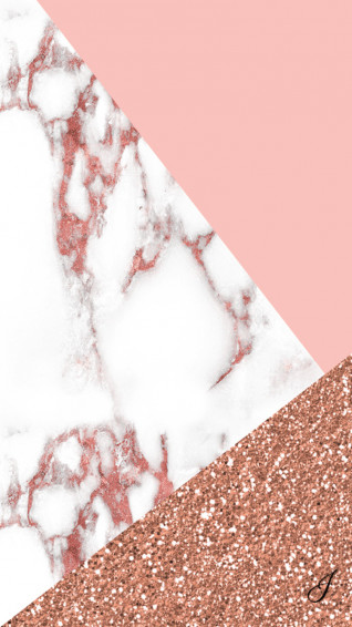 Cute Rose Gold iPhone Wallpaper On