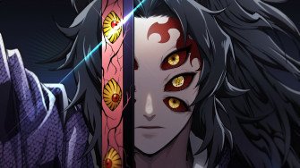 Upper Moon Kokushibo Demon Slayer Kimetsu No Yaiba HD 4k Wallpaper