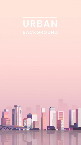 A Big Pink City Wallpaper Image