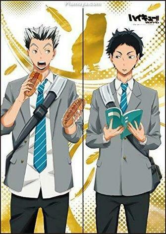 Haikyu Season Noren D Bokuto Akaashi Haikyuu Anime