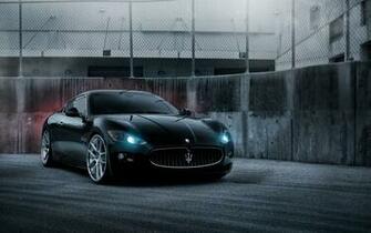 Maserati Black Widescreen Wallpaper Wide Net