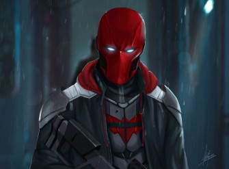Red Hood Art 4k Superheroes Wallpaper HD