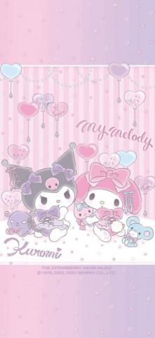 Be Positive Kuromi And My Melody Wallpaper