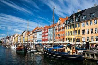 Copenhagen Attractions HD Wallpaper Background Image