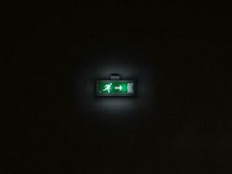 Exit Pointer Sign Backlight Dark Background Toppng