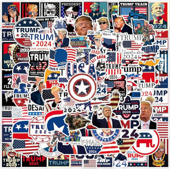 Amazon Donald Trump Stickers 100pcs Usa