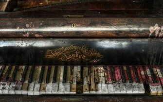 Piano Macro Music Background Wallpaper