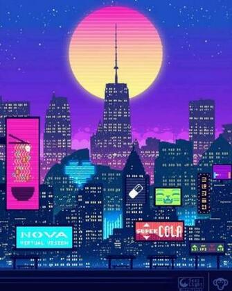 Seerlight Brandonjamesgreer Collab Pixelart Cyberpunk
