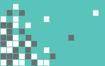 Teal Pixels Wallpaper