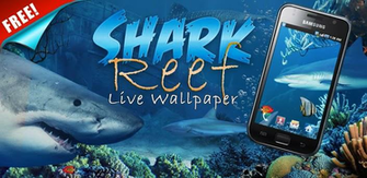 Android Shark Reef Live Wallpaper