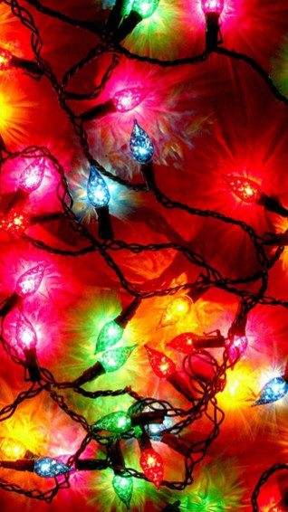 My Secret Diary Christmas Lights Background