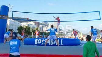 Bossaball Game HD 4k Stock Footage Pond5