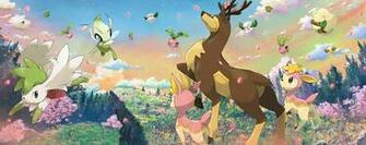 Shaymin Pok Mon HD Wallpaper Background Image