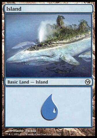 Island Mtg Altered Card Whale