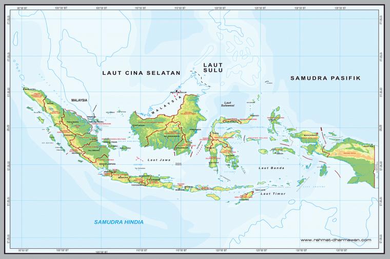 Wallpaper Peta Indonesia